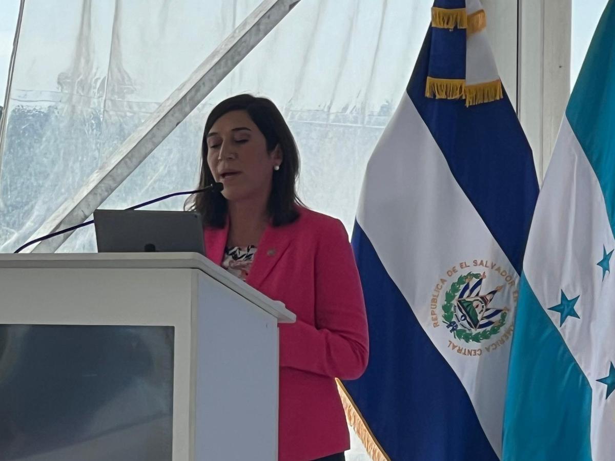 María Luisa Hayem, ministra de Economía de El Salvador.