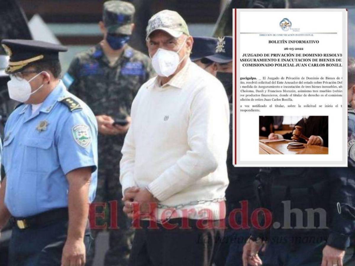 Juzgado ordena aseguramiento de bienes de Juan Carlos “El Tigre” Bonilla