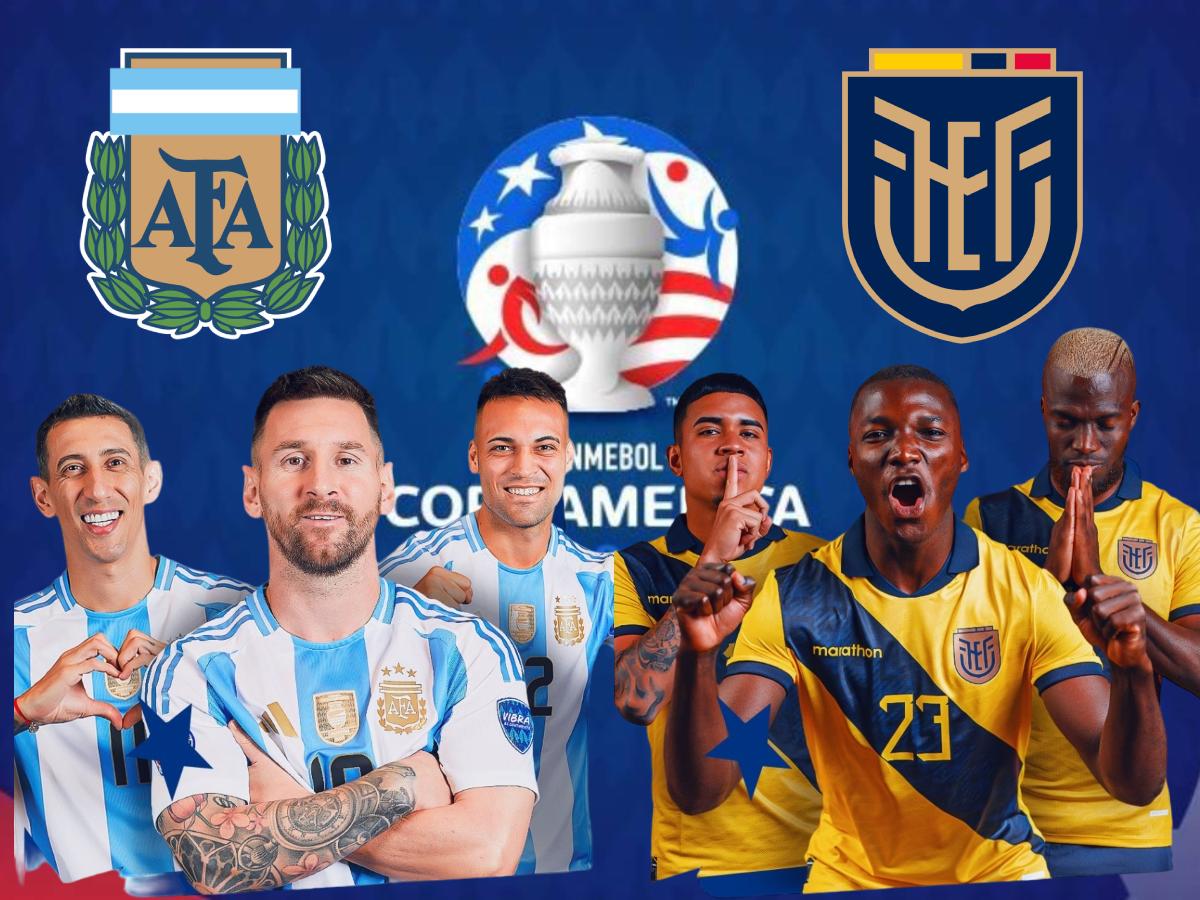 Argentina vs Ecuador EN VIVO: Hora, dónde ver y alineaciones para Copa América 2024