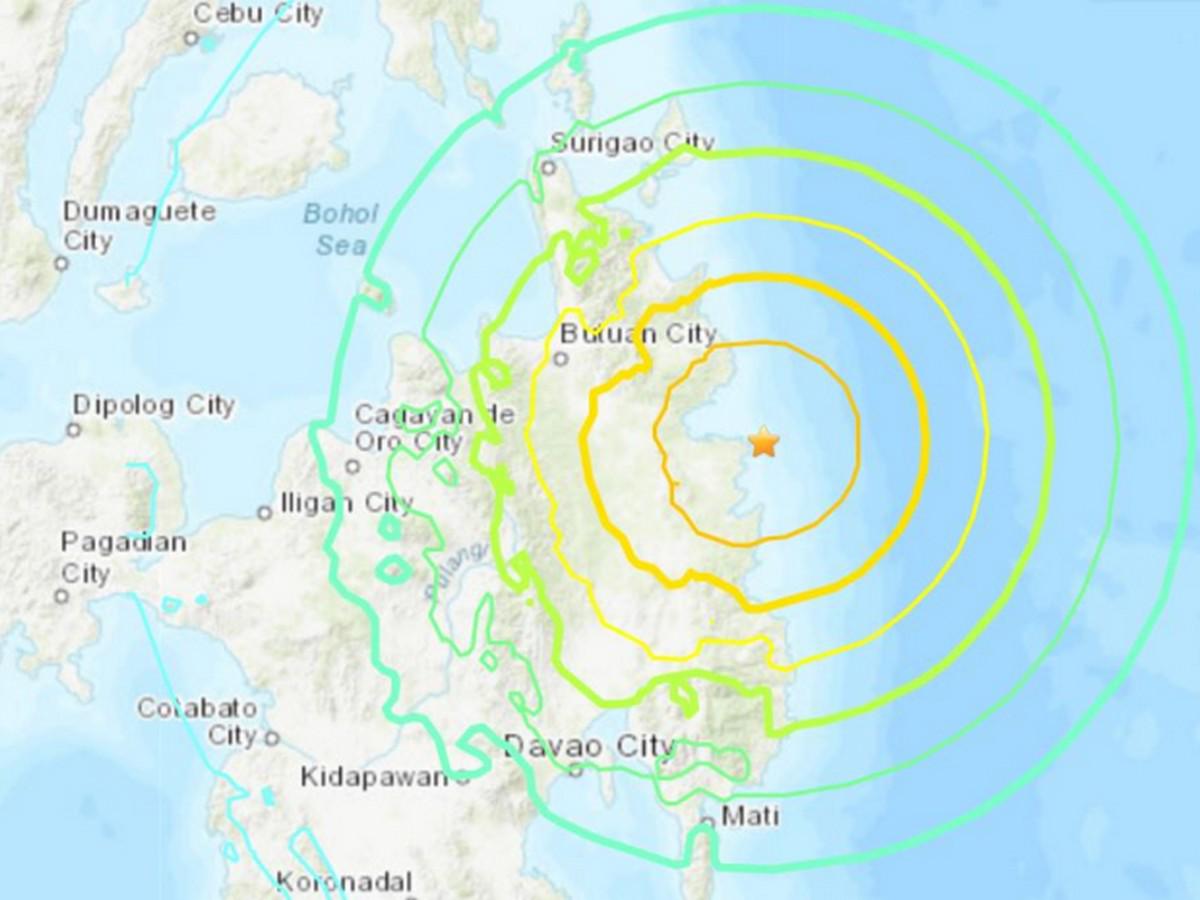 Alerta de tsunami en Filipinas tras terremoto de magnitud 7.6