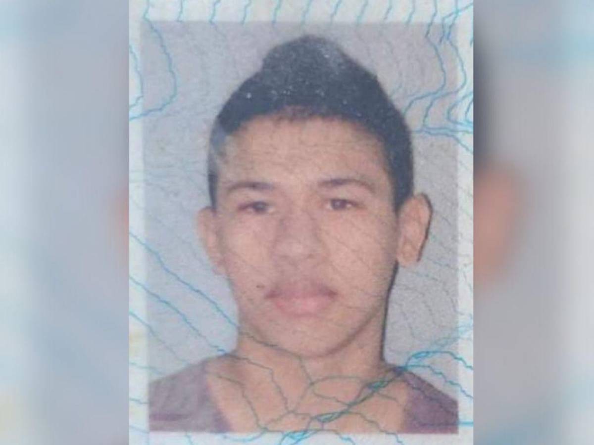 Foto en vida del joven fallecido en San Pedro Sula.