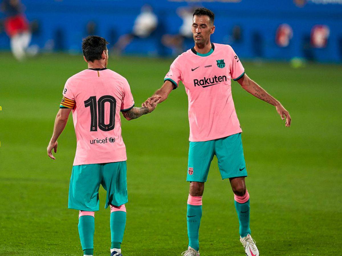 Lionel Messi y Sergio Busquets volverán a jugar juntos luego de dos años.