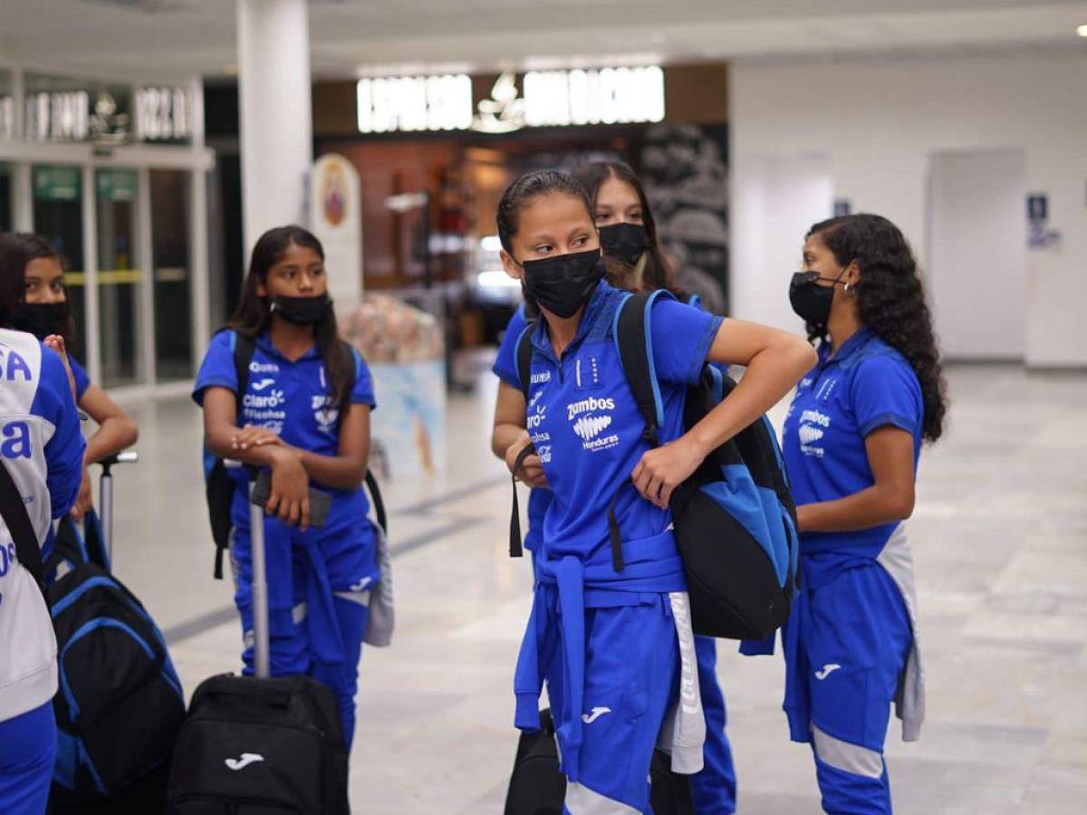 Sub-15 Femenina de Honduras viajó a Florida para disputar torneo de Concacaf