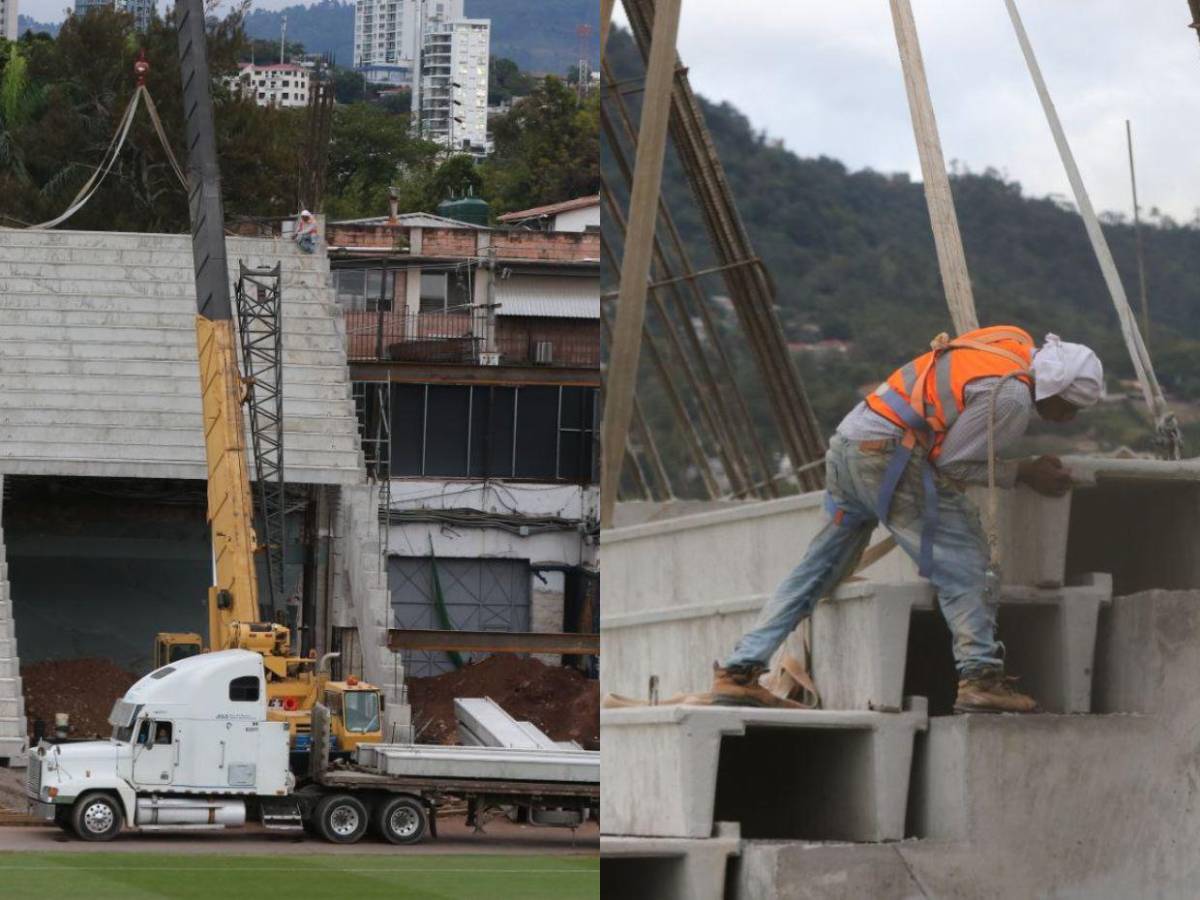 Así van las obras en nueva gradería del Estadio Nacional y su alto costo