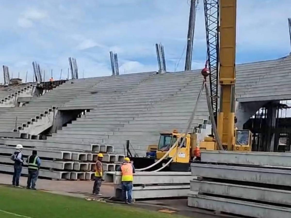 Renovación de estadios hondureños: ¿Cuándo estará lista la gradería centro del Chelato Uclés?