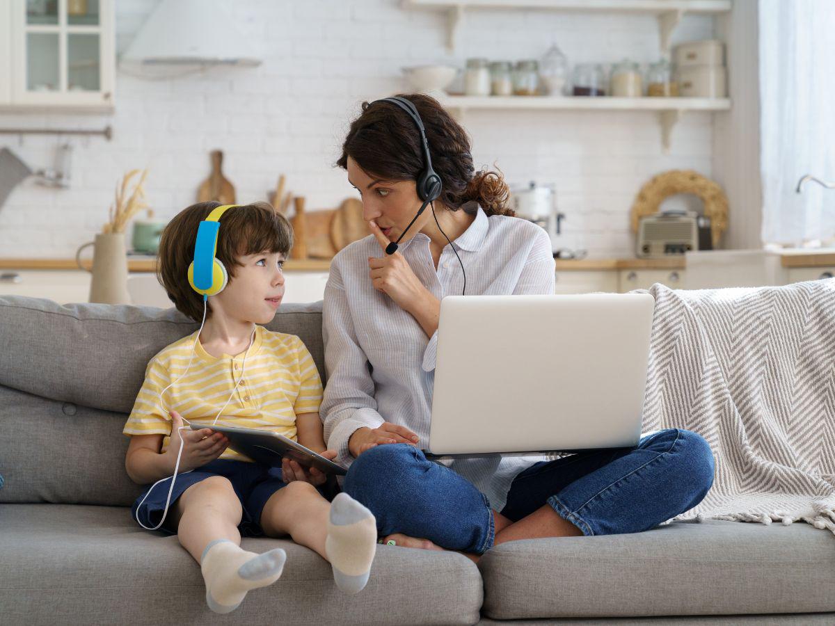 ¿Cómo trabajar desde casa si tiene niños pequeños?