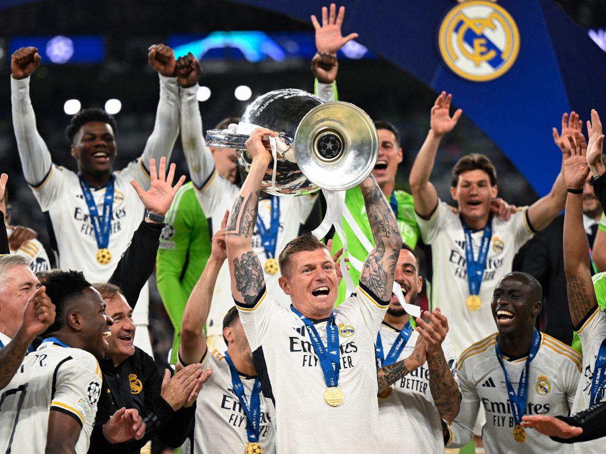 Toni Kroos ganó la Champions League en su último partido como jugador del Real Madrid.