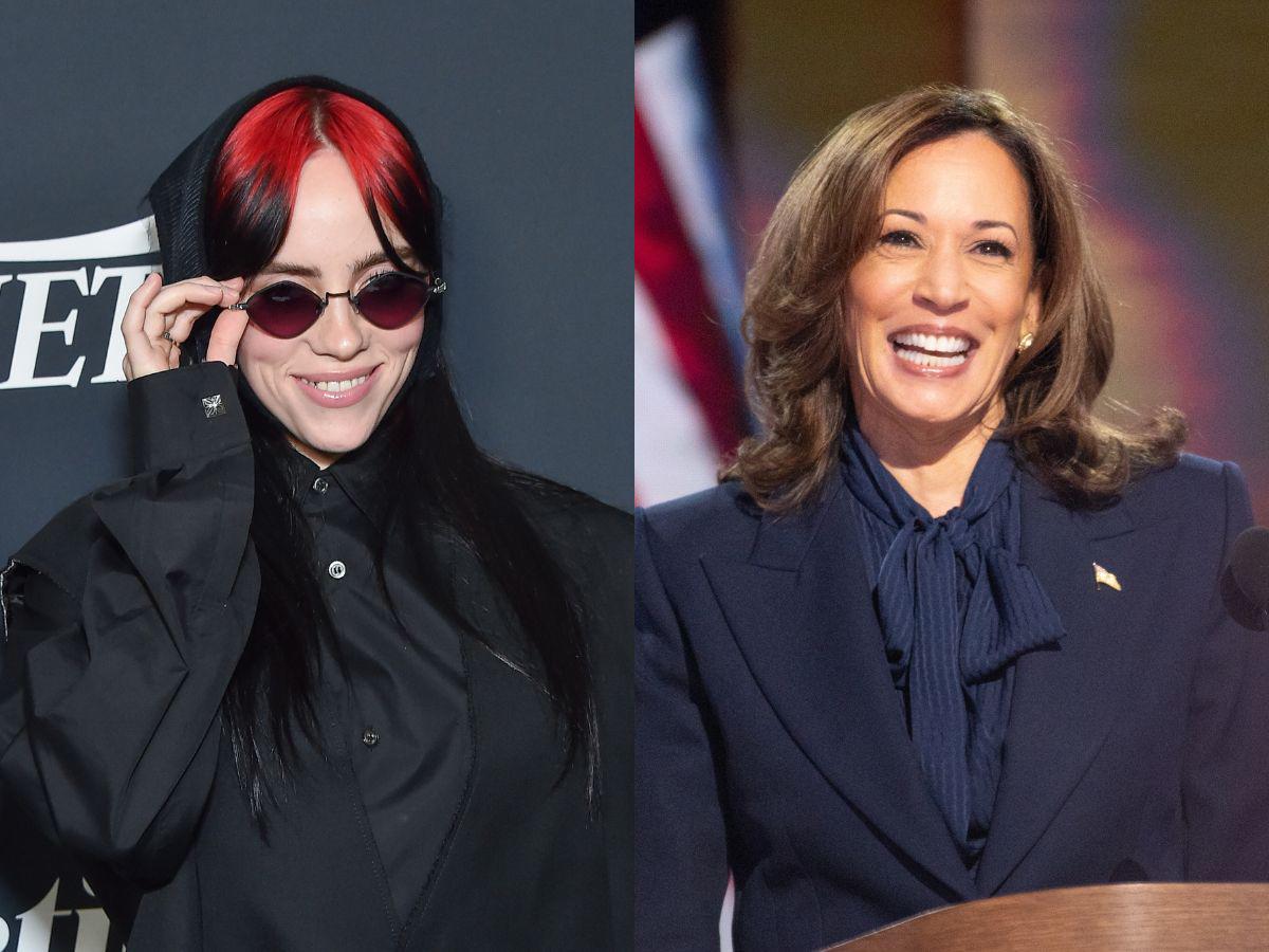 Billie Eilish muestra su apoyo a Kamala Harris