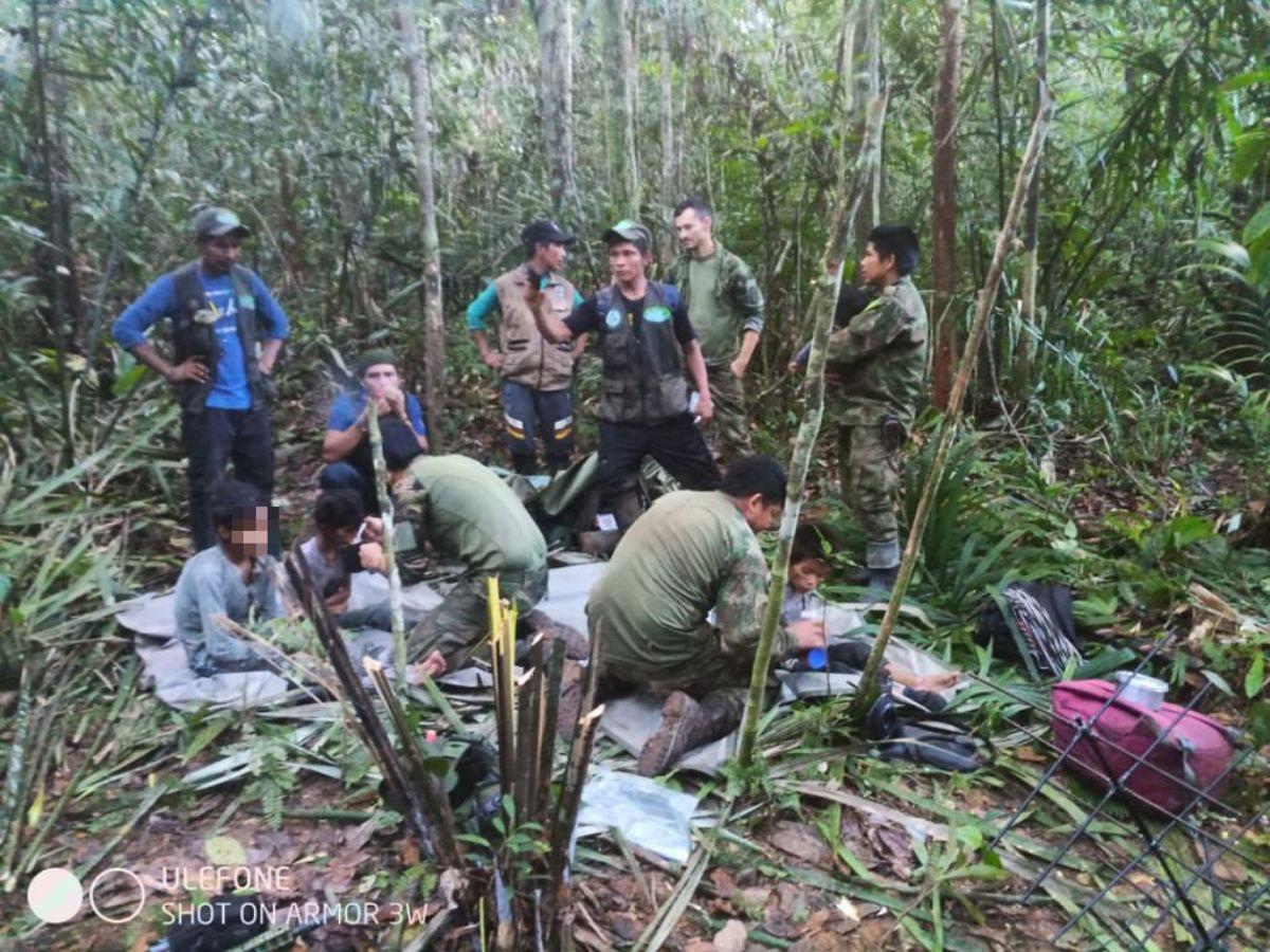 Dos de los niños rescatados cumplieron años mientras estaban perdidos en la selva de Colombia