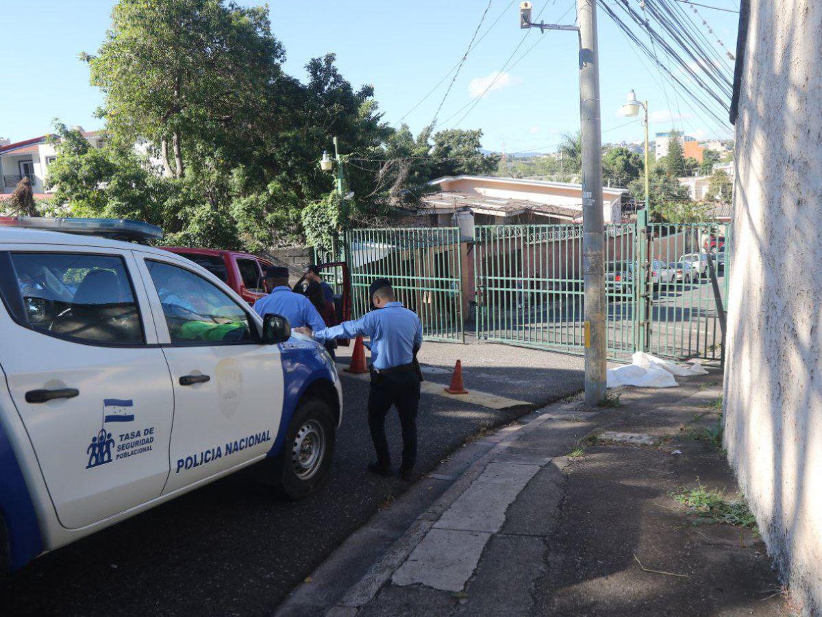 Hombre muere frente al portón de la colonia El Prado de la capital