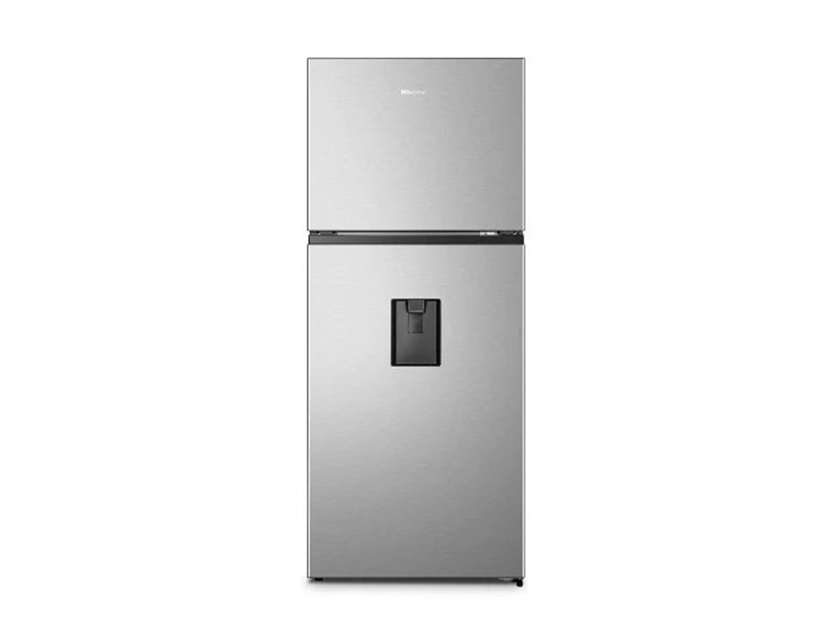 La refrigeradora Hisense Top Mount de 14’ cuenta con diseño modelo con manija empotrada que se adapta a cualquier cocina.