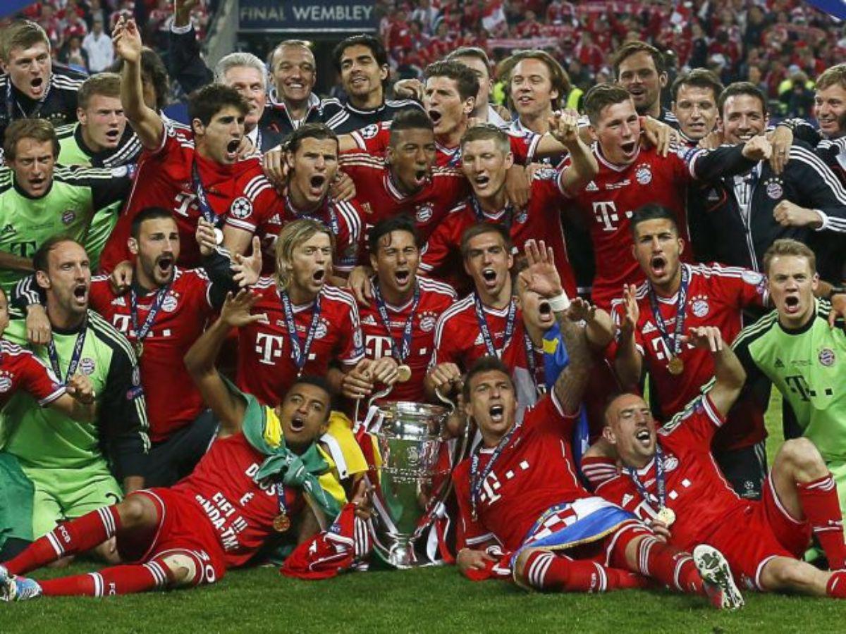 El Bayern Múnich se unió a la lista de ganadores de tripletes ganándole al Dortmund en la final de Wembley en 2013.