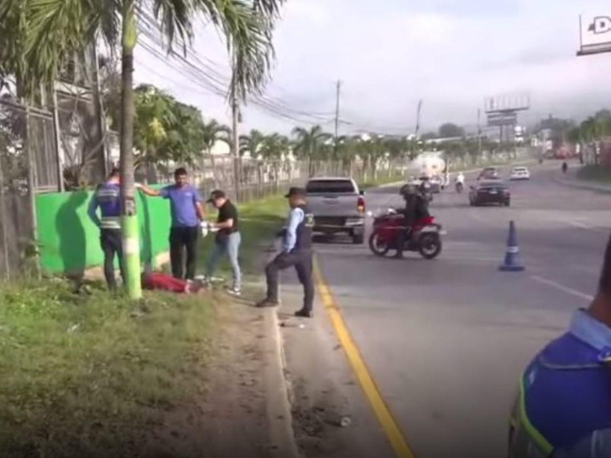 Mujer muere tras accidente de motocicleta en Choloma, Cortés