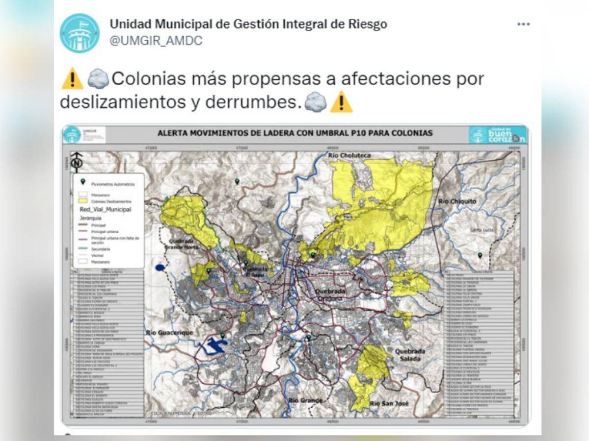 Represa Los Laureles llega a su máximo nivel; Alcaldía no descarta realizar descargas