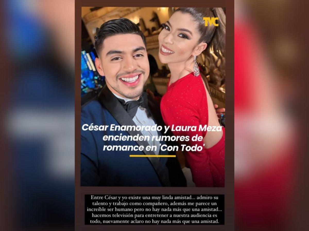 Laura Meza habla sobre su relación con César Enamorado, ¿qué dijo?