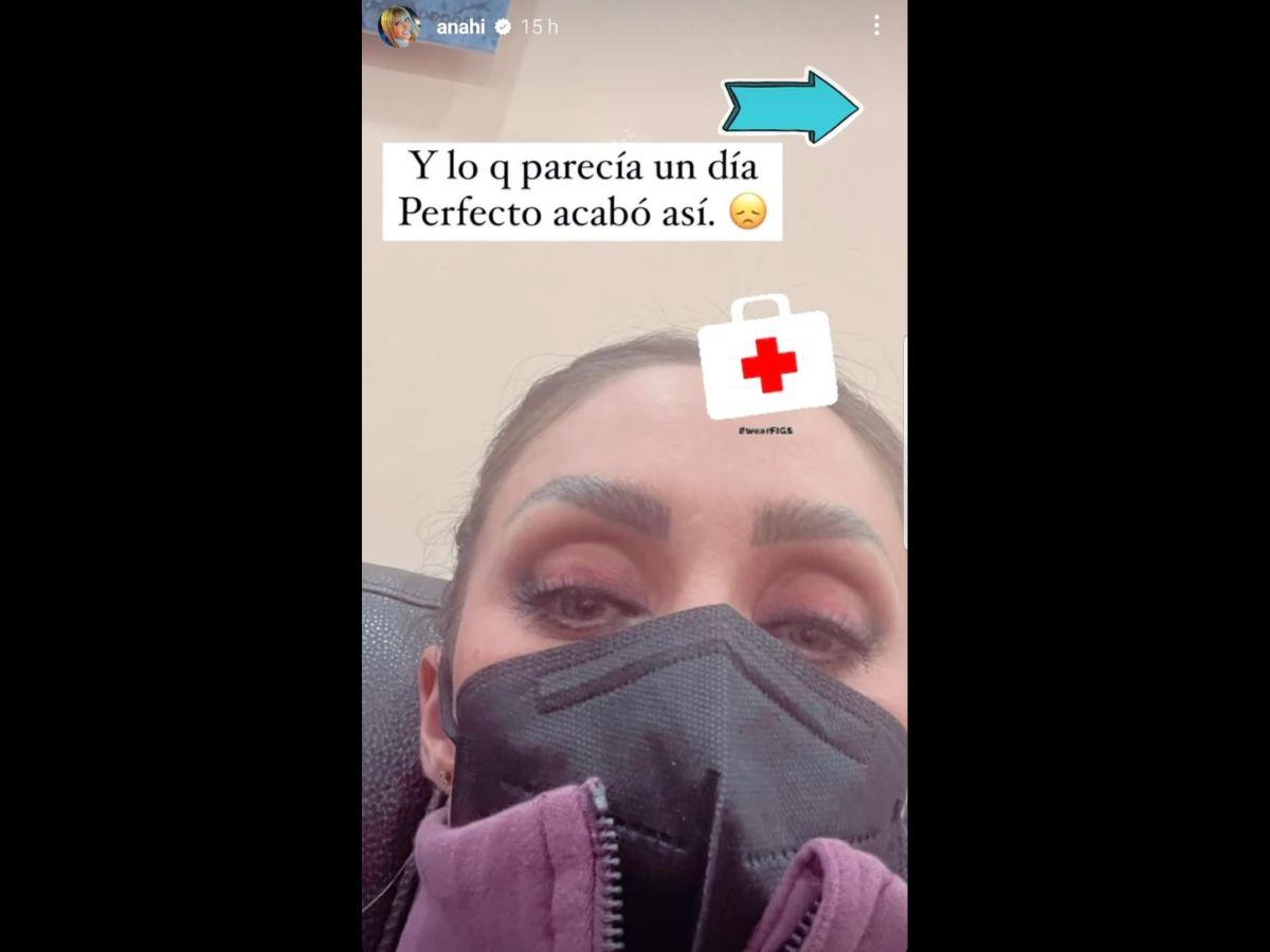 La artista informó a sus seguidores sobre su situación de salud en ese momento.