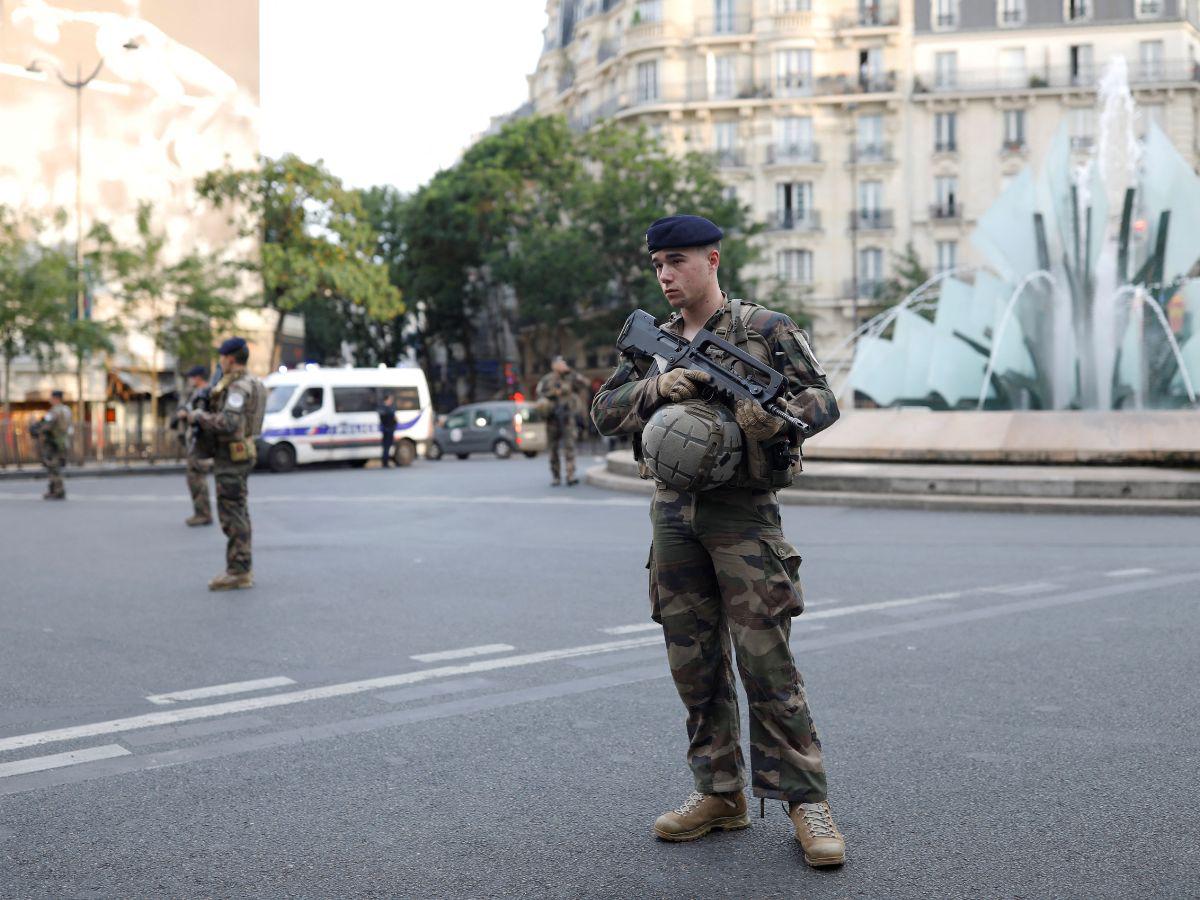 Francia ha ordenado un histórico despliegue de personal militar para la seguridad de los Juegos Olímpicos.