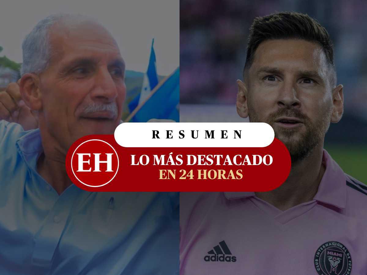 Nasry Asfura se defenderá en libertad y Messi vuelve a ser MVP de la MLS: lo más destacado en 24 horas