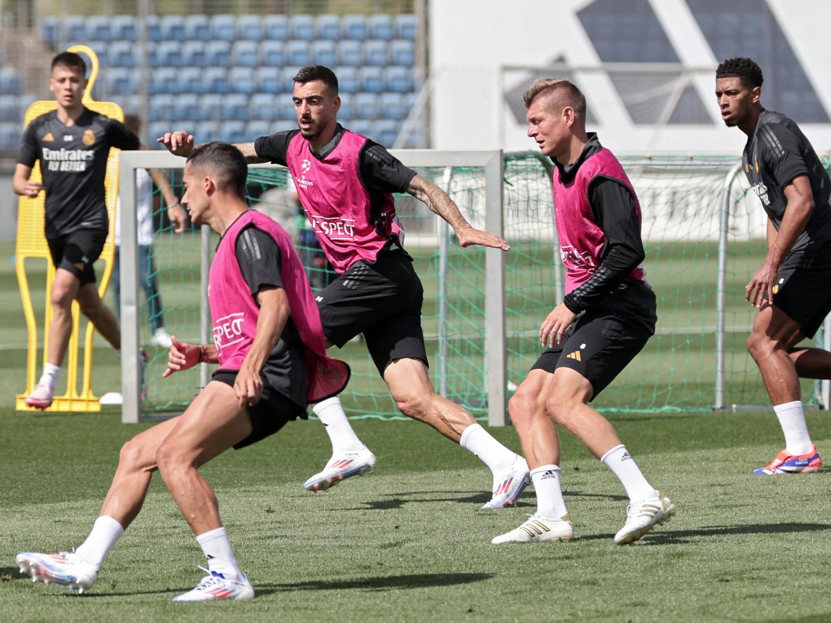 La nueva baja en el entreno de Real Madrid previo a la final de la Champions League