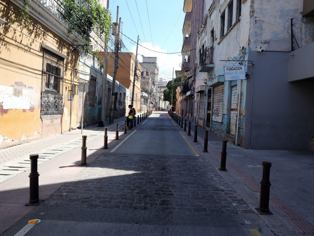 La transformación de la avenida Cervantes en el centro de Tegucigalpa