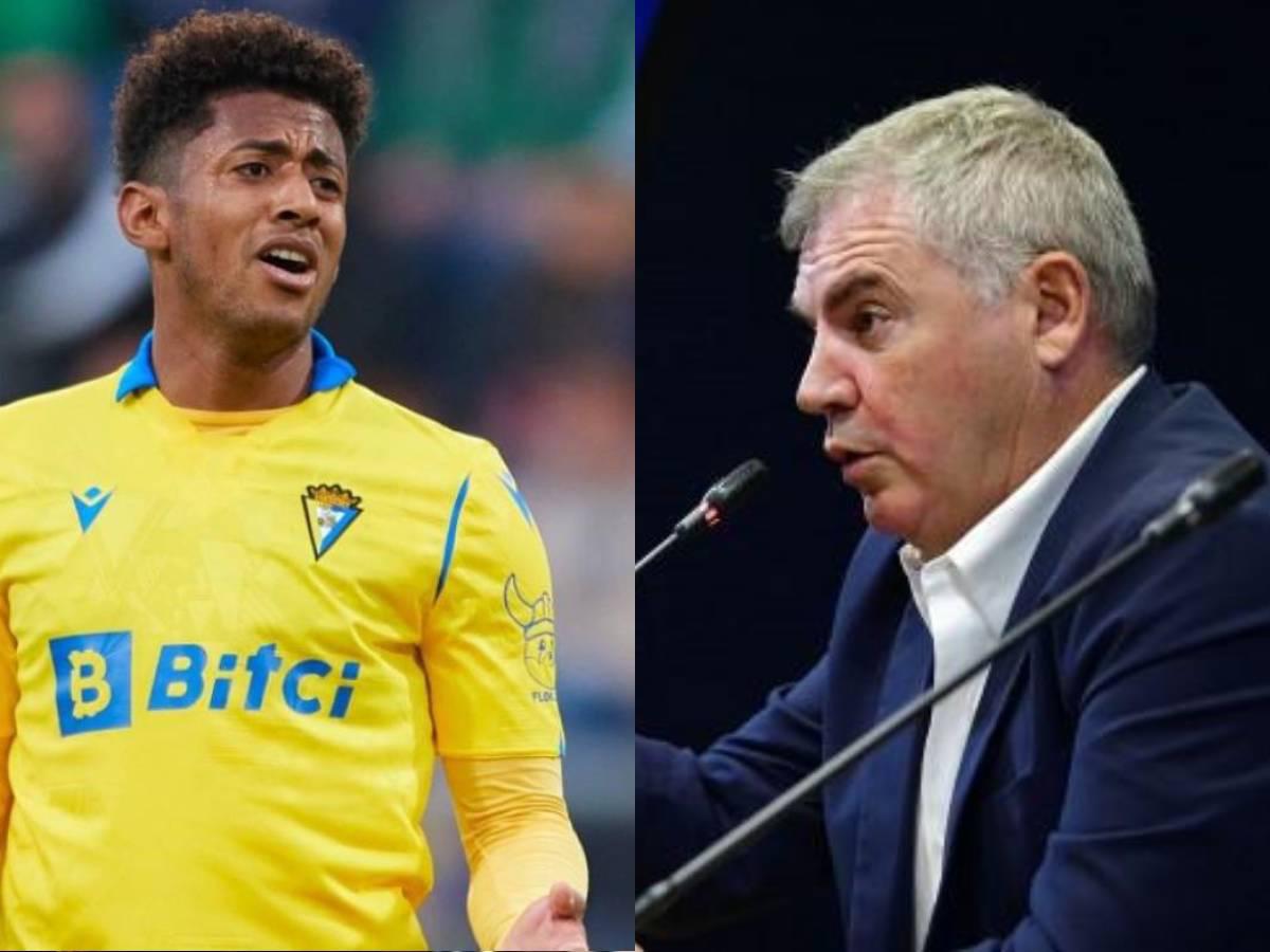 Presidente del Cádiz cataloga a “Choco” Lozano como un jugador sin ética