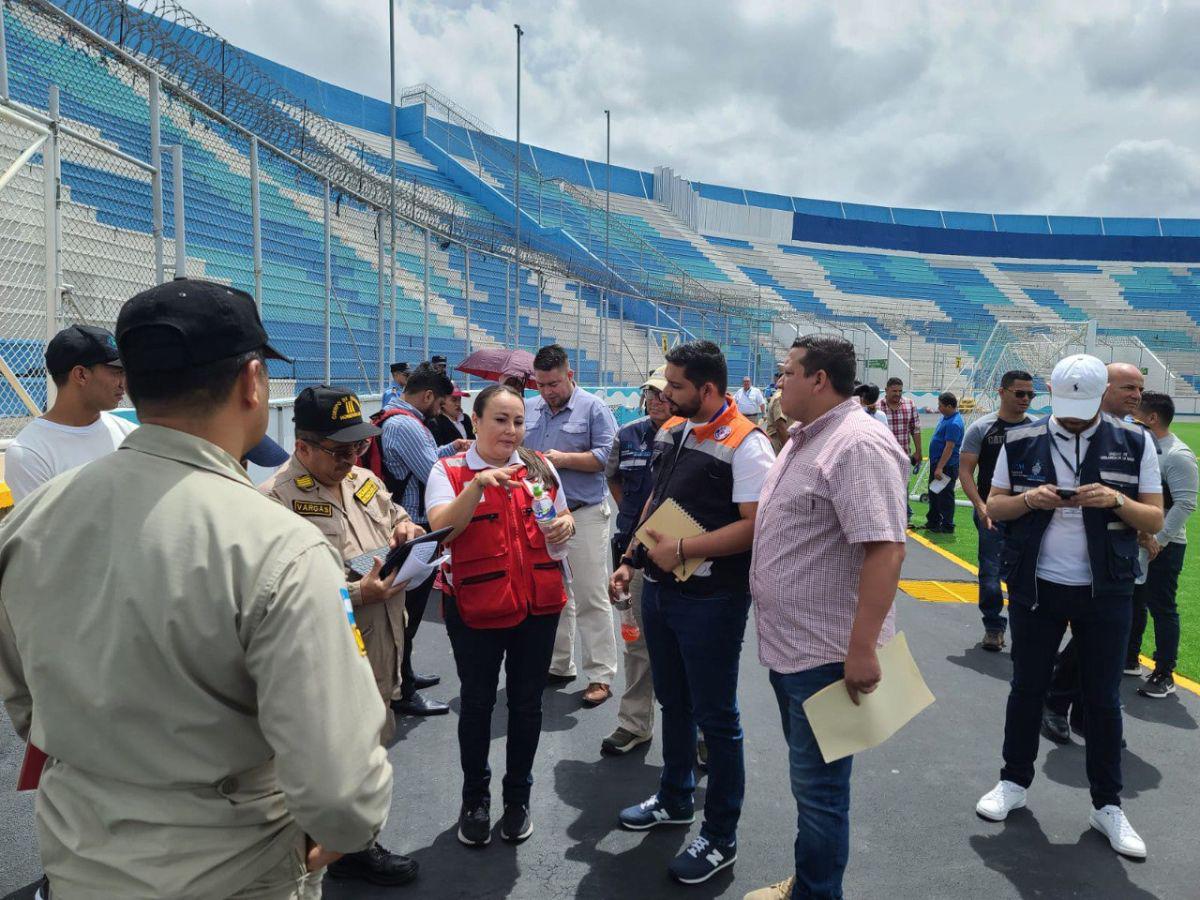 Inspeccionan el Estadio Nacional previo a los desfiles patrios del 15 de septiembre de 2023