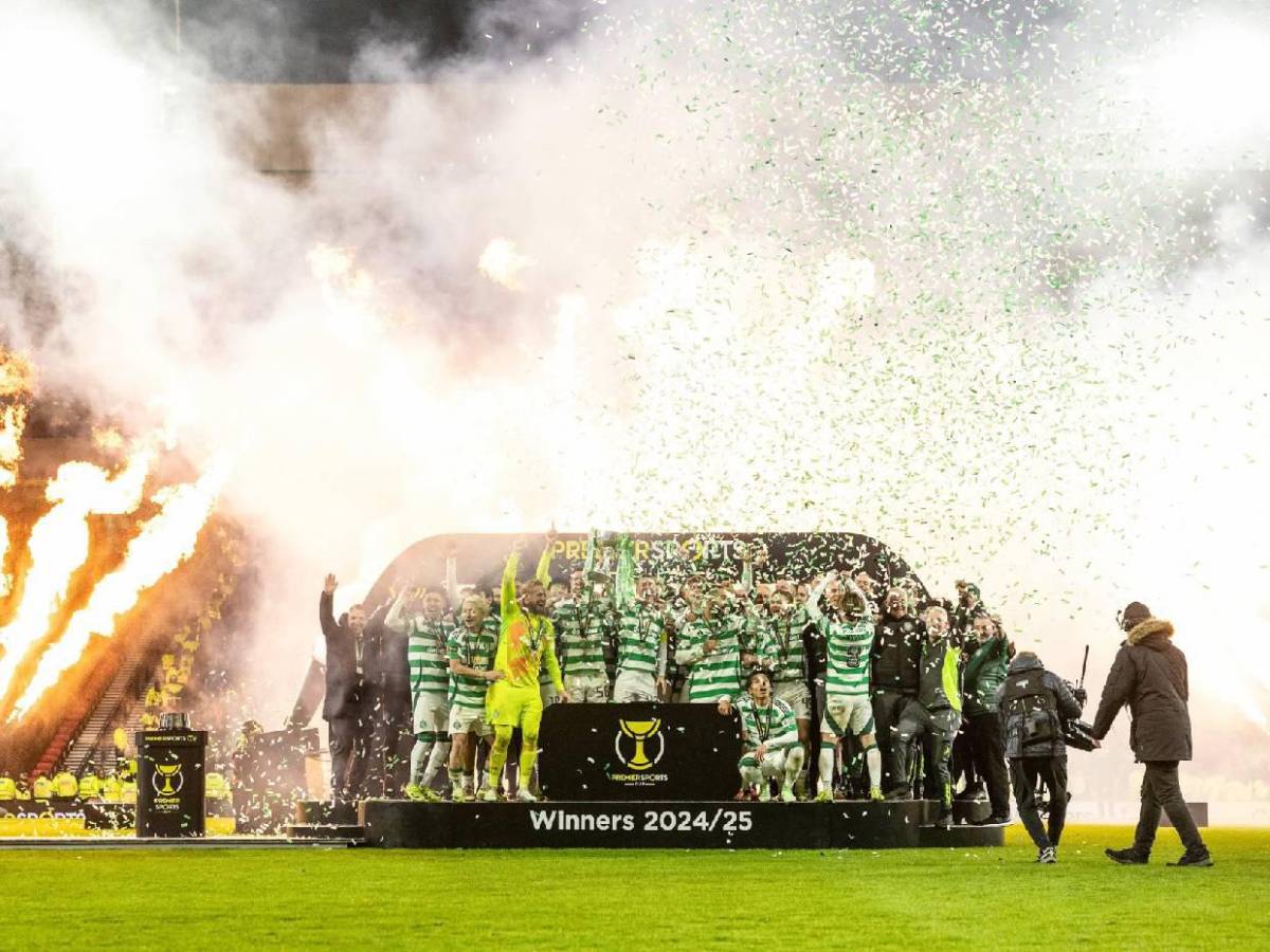 Así celebraron Luis Palma y su esposa Annie Córdova el campeonato del Celtic en Escocia