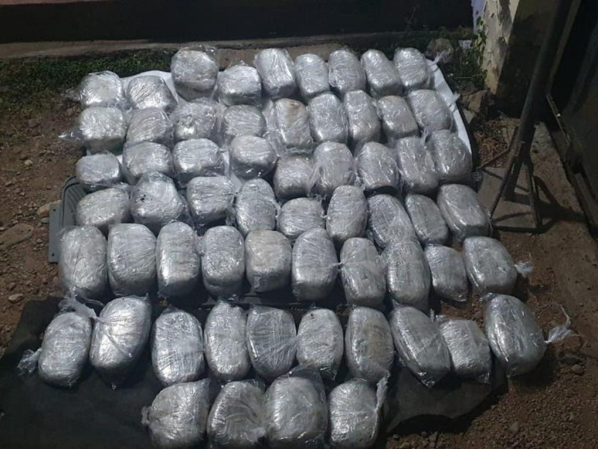 En posesión de 107 paquetes de marihuana detienen a hombre en Nacaome