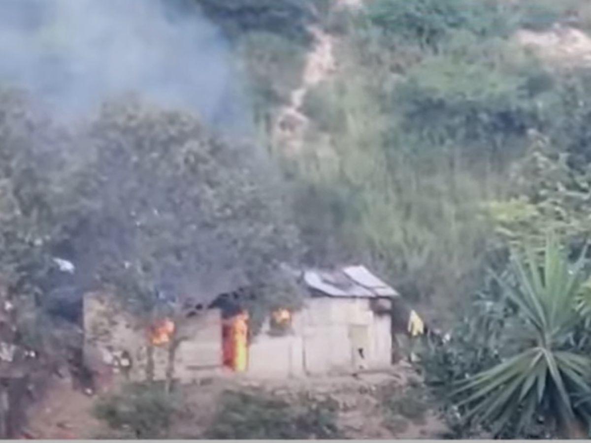 La vivienda se encontraba en un punto de difícil acceso en la colonia Villanueva.