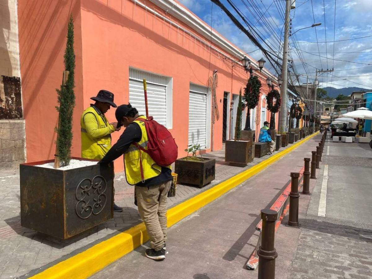 Así luce la avenida Cervantes previo a su inauguración en la capital