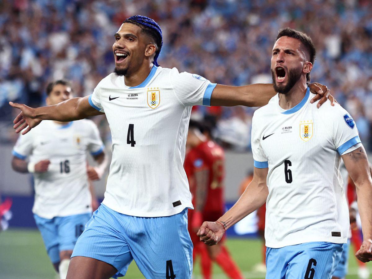 En un auténtico paseo, Uruguay aplastó 5-0 a Bolivia en la Copa América