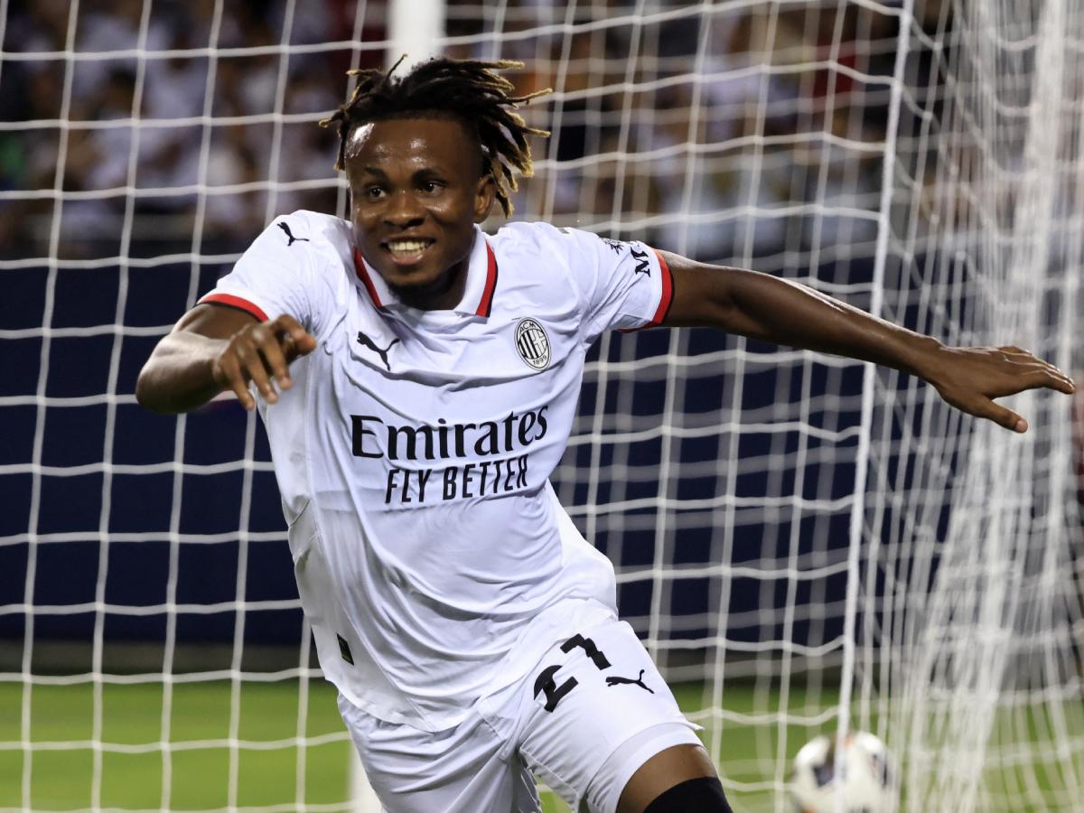 Milán derrota al Real Madrid con gol de Chukwueze en la Soccer Champions Tour en USA