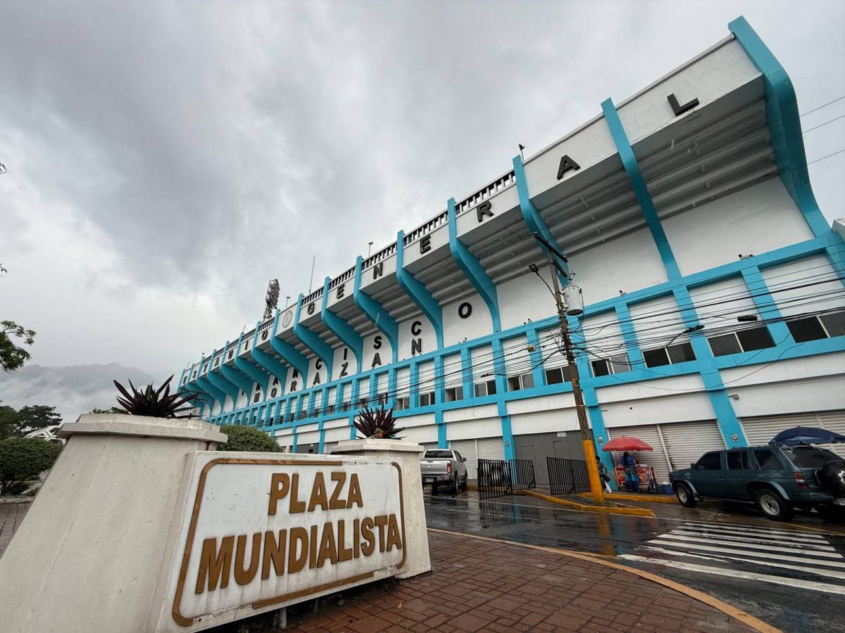 Honduras vs México: Policía blinda el estadio Morazán y así luce desde temprano