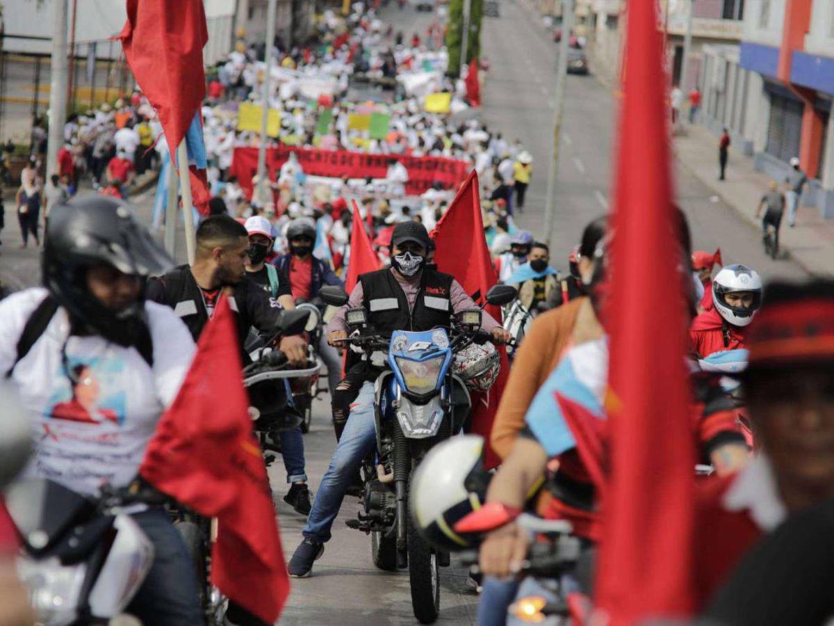 Colectivos de Libre también convocan a marcha; gobierno se desliga