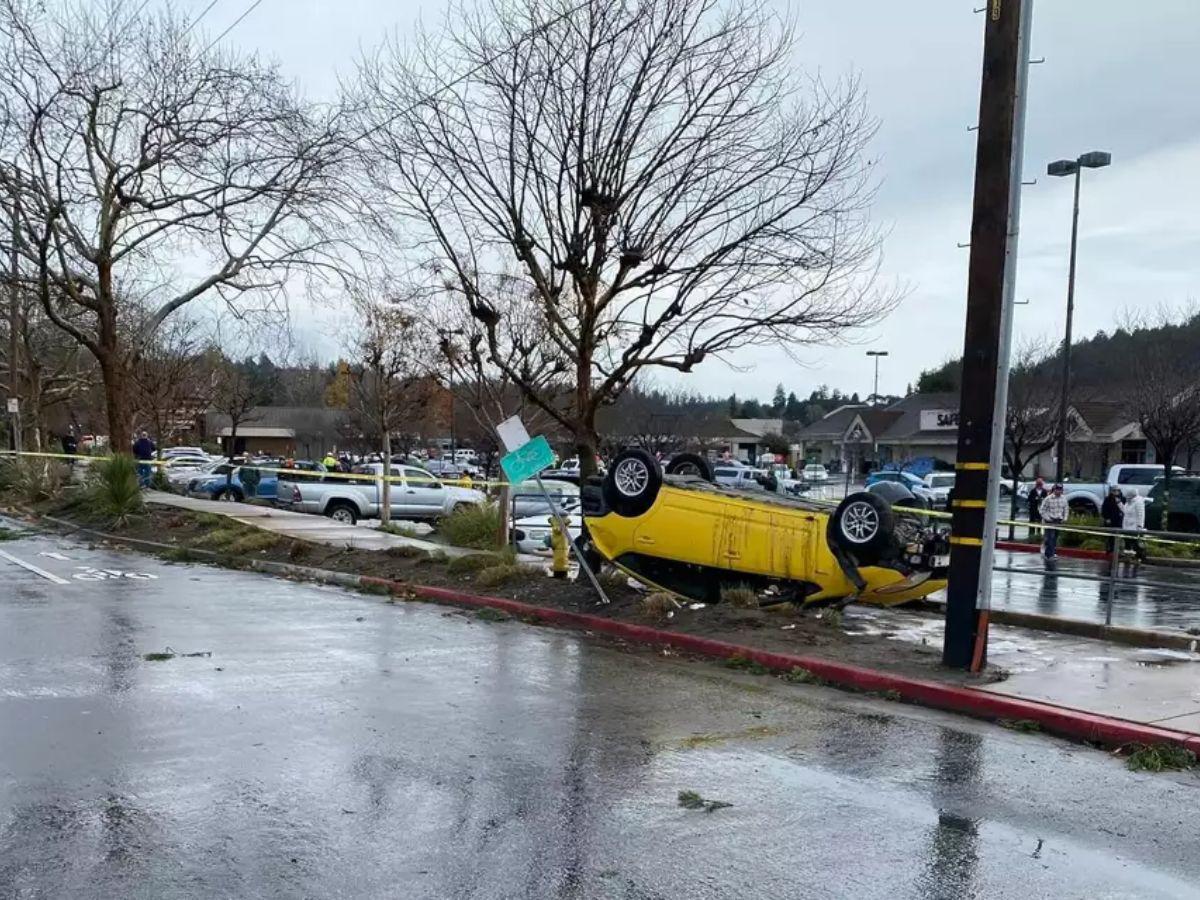 Tornado azota a California: carros volcados y árboles caídos dejan sorprendidos a los residentes