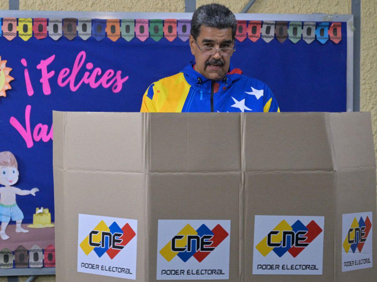 Nicolás Maduro en el proceso electoral 2024.