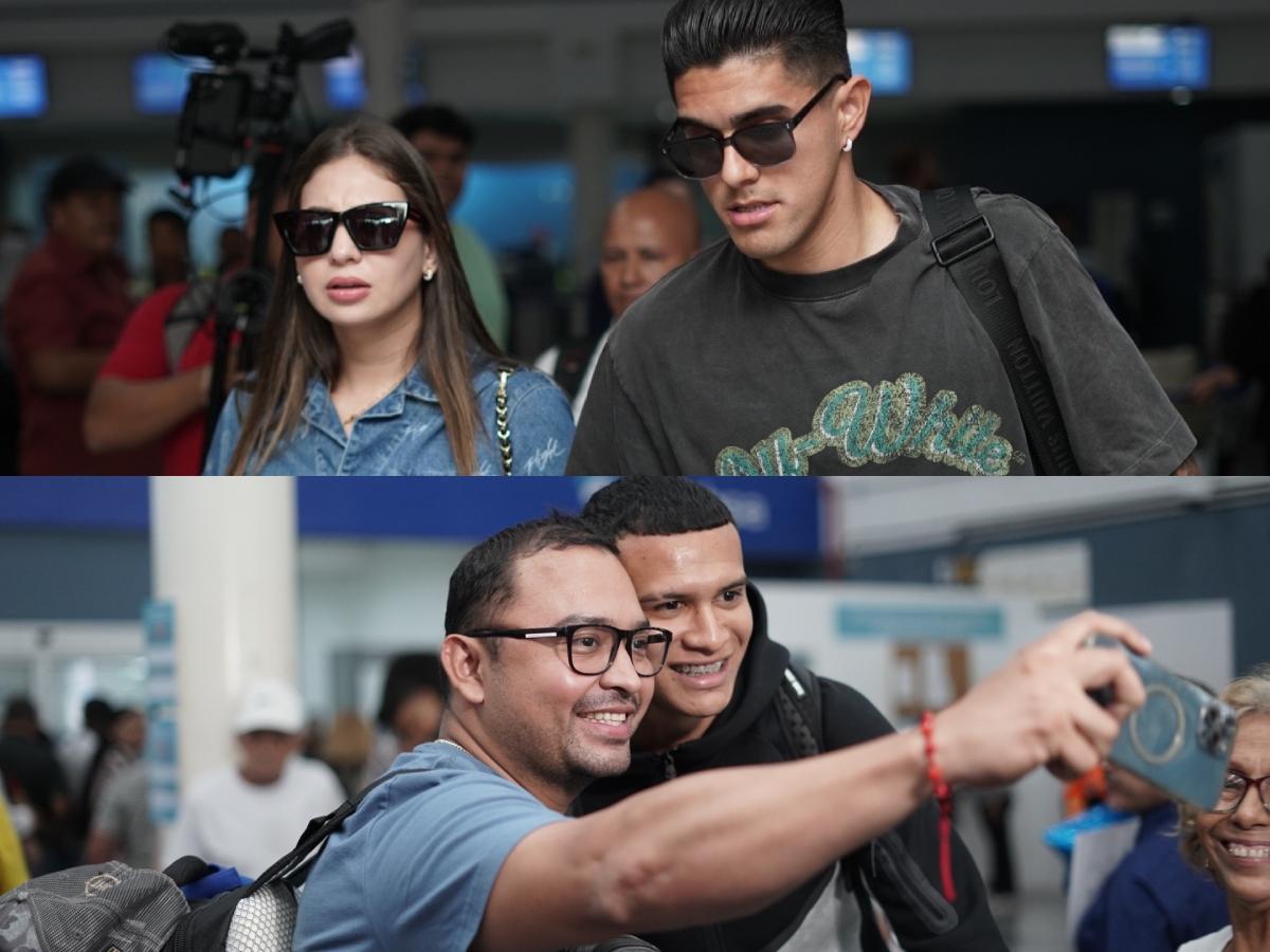 Luis Palma y Kervin Arriaga llegaron a Honduras para enfrentar a México: Así fueron recibidos