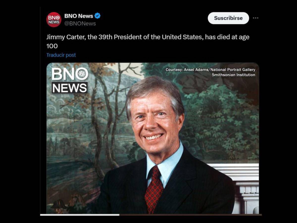 Así informa el mundo la muerte de Jimmy Carter, expresidente de EUA