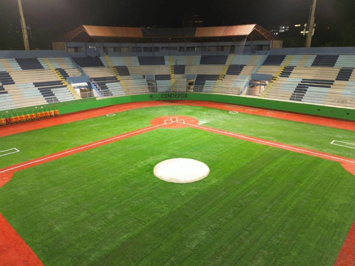 Así quedó el estadio “Chochi” Sosa de Tegucigalpa tras ser reinaugurado