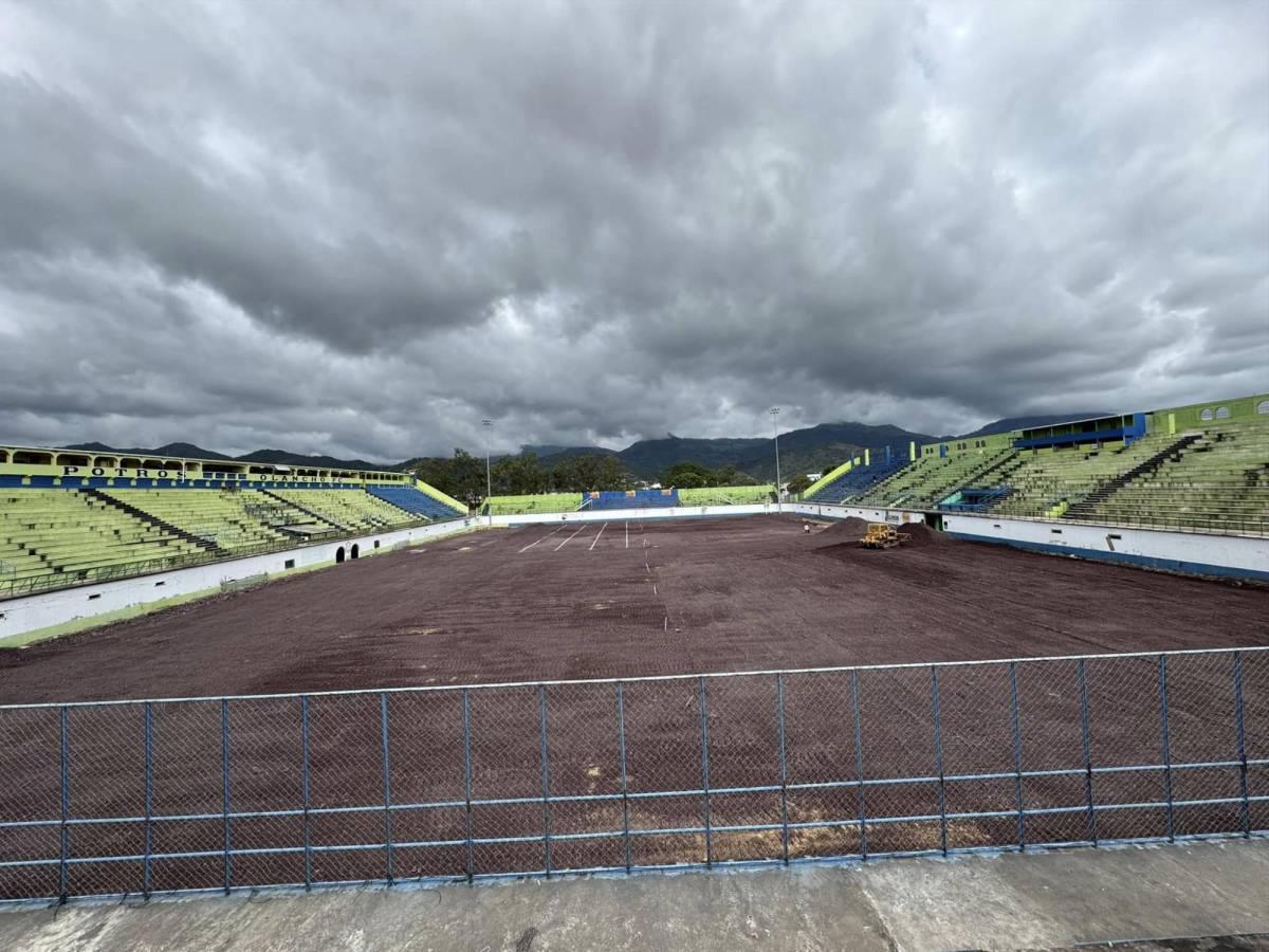 Así avanza la renovación en el estadio Juan Ramón Brevé y de esta manera quedará