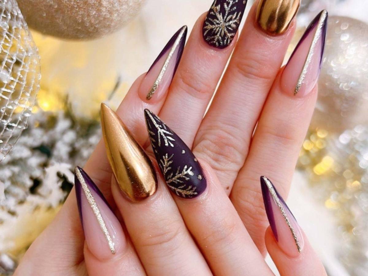 Las tendencias de manicura navideña que no se puede perder