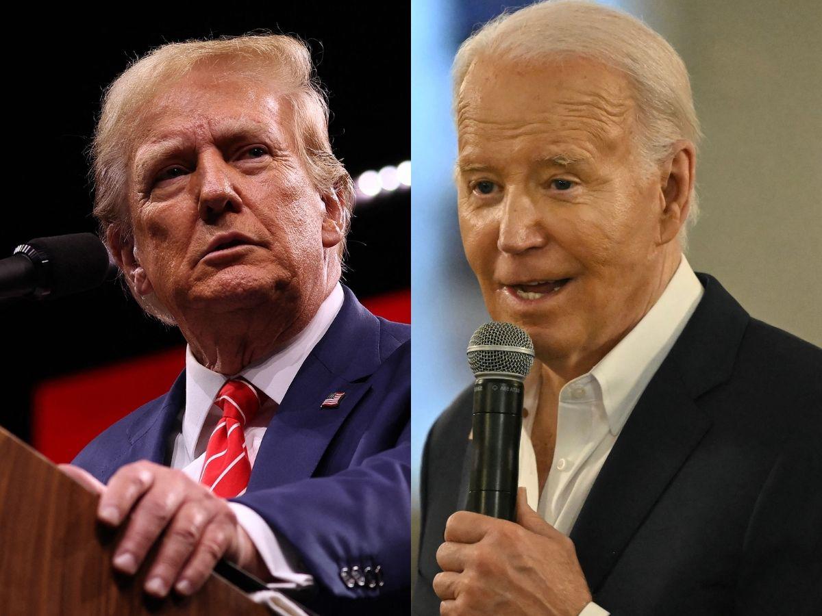 Donald Trump y Joe Biden se lanzan insultos mientras están en campaña