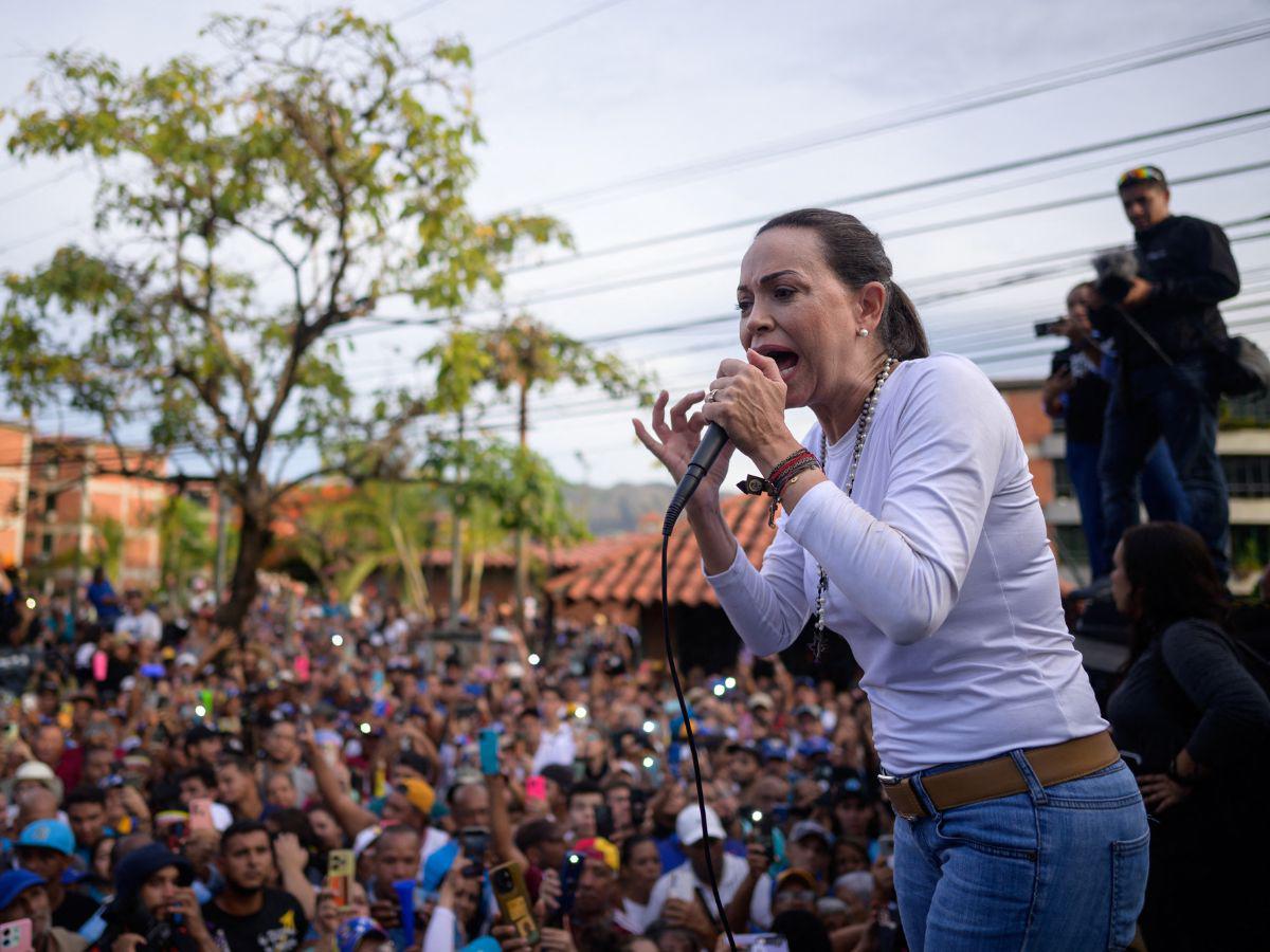 María Corina Machado denuncia que Maduro “tiene miedo” de observación internacional