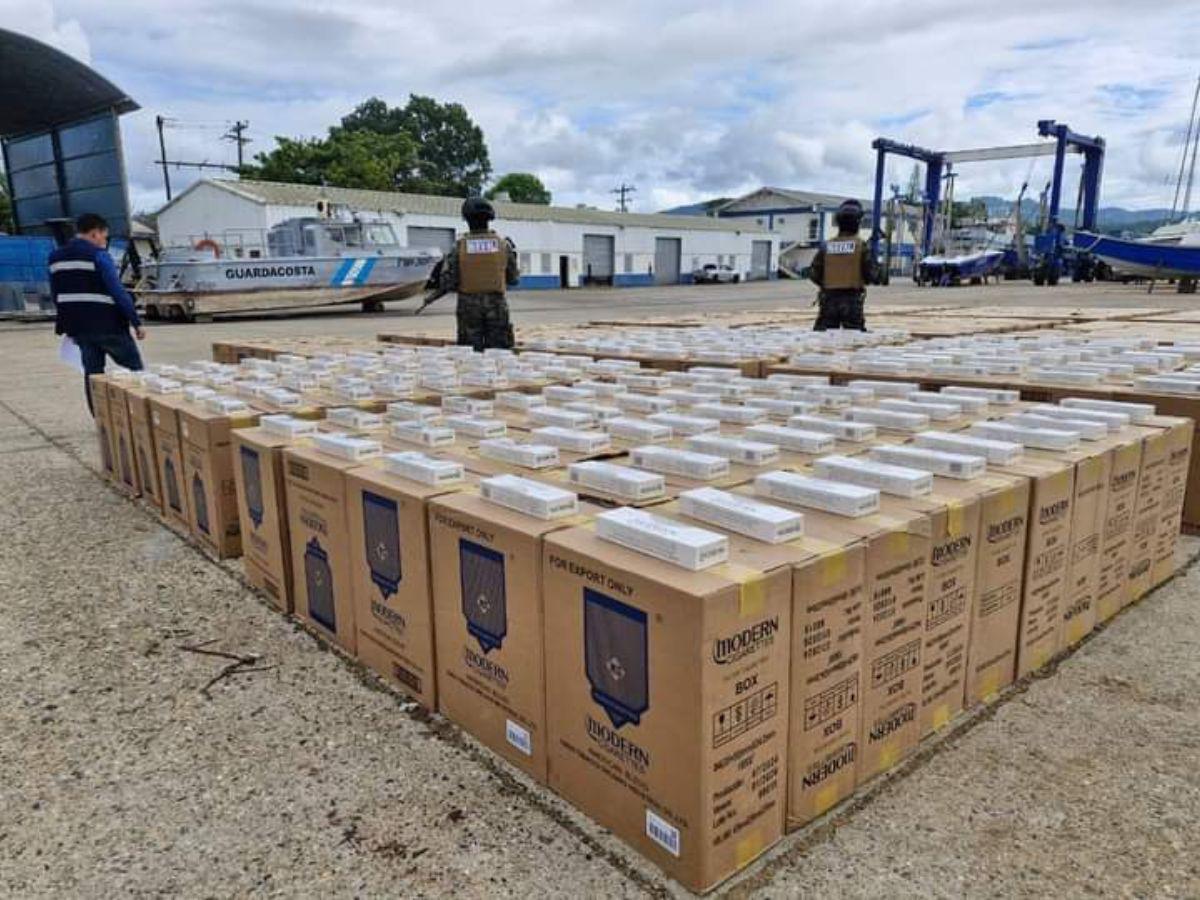 Decomisan a guatemalteco más de 5 millones de cigarrillos en la Barra de Chamelecón