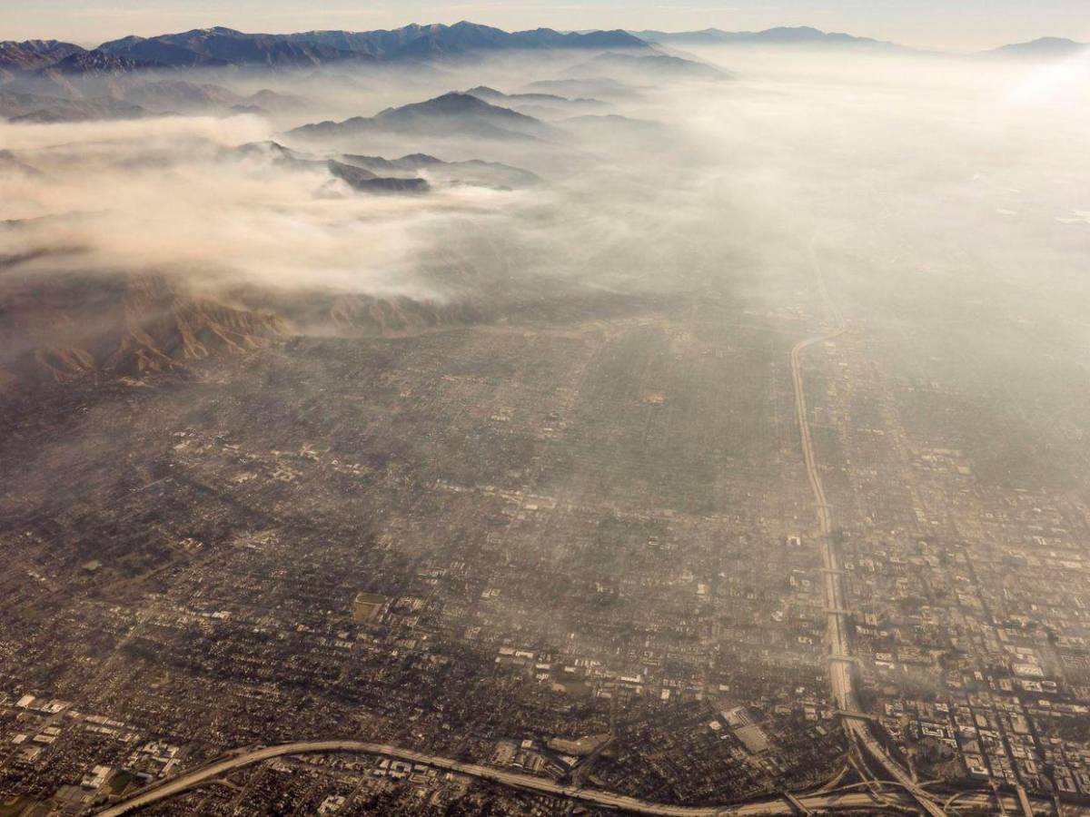 Impactantes fotos aéreas de los incendios de Los Ángeles