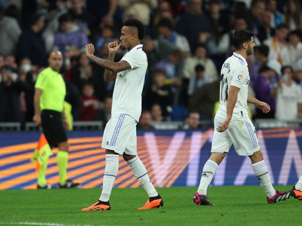 Con goles de Asensio y Militao, Real Madrid cumple en el Bernabéu y vence 2-0 al Celta