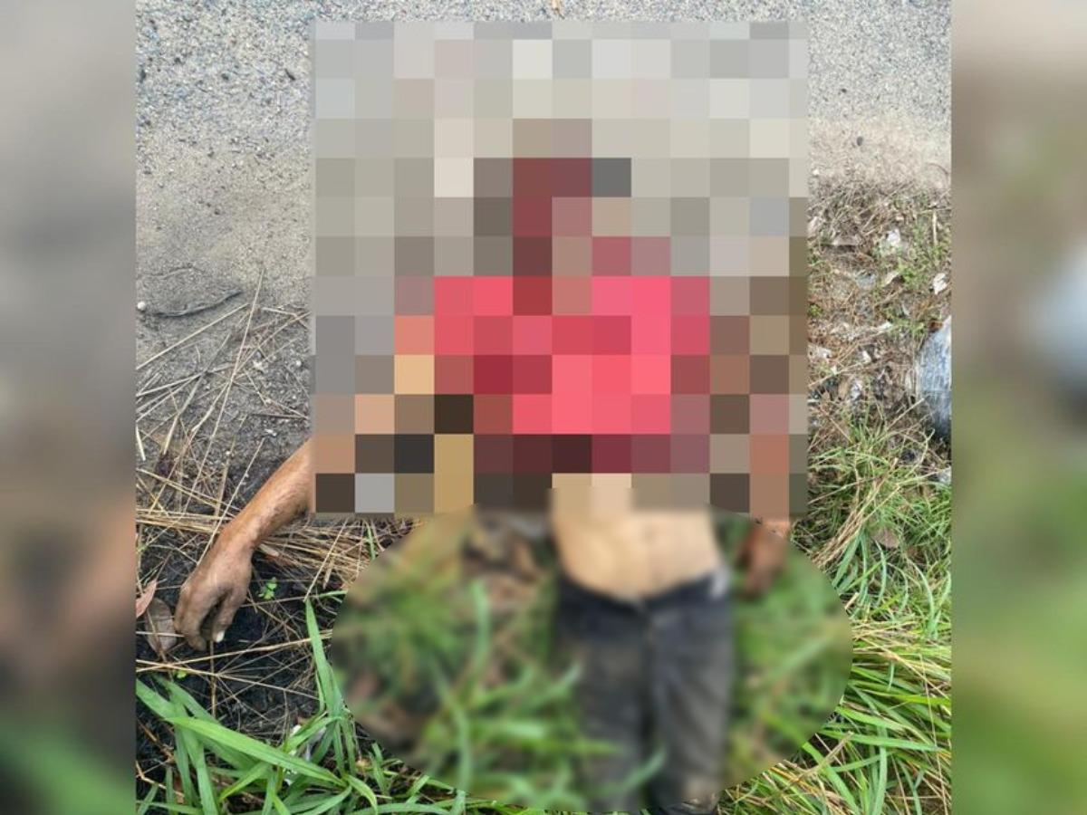 El cuerpo del ahora occiso fue encontrado a una orilla de la carretera.