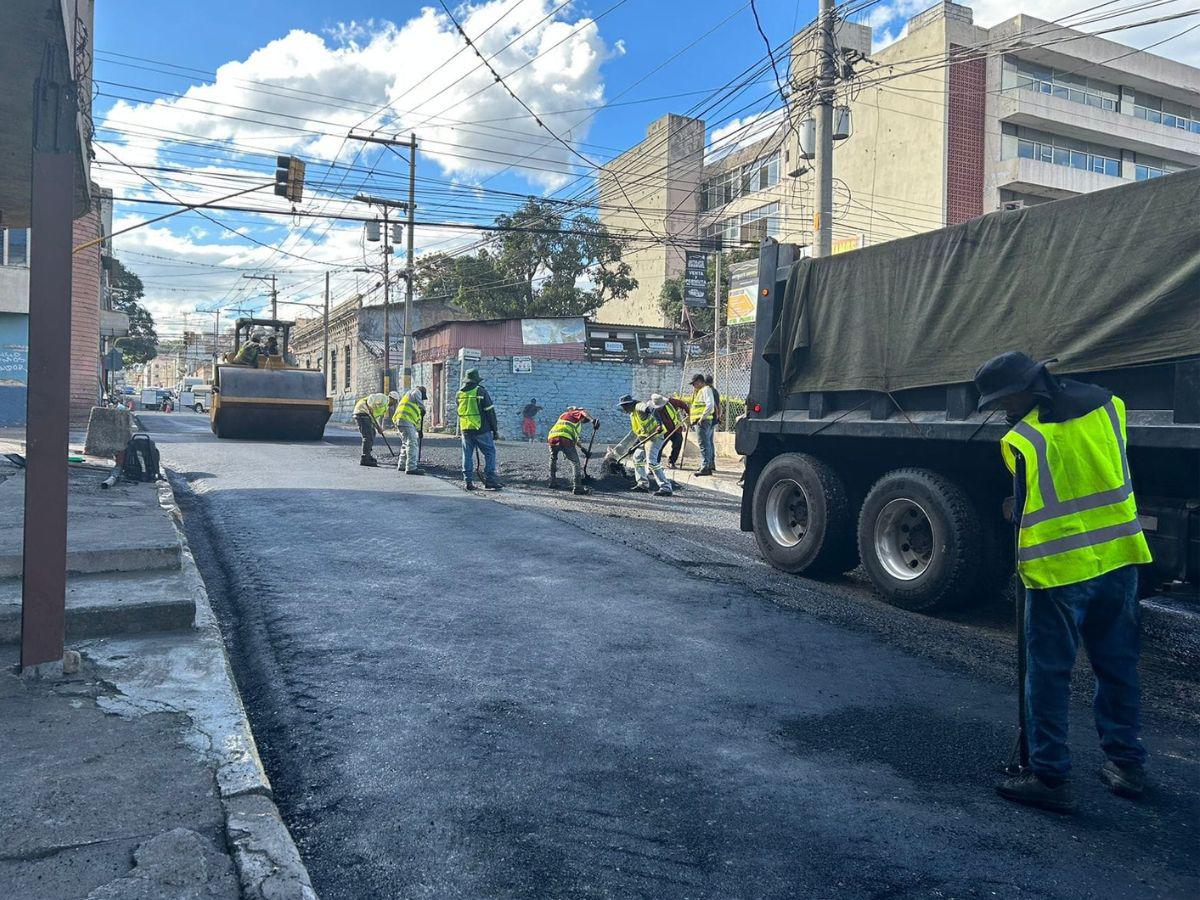 Zonas donde realizarán trabajos de rehabilitación vial esta semana en la capital