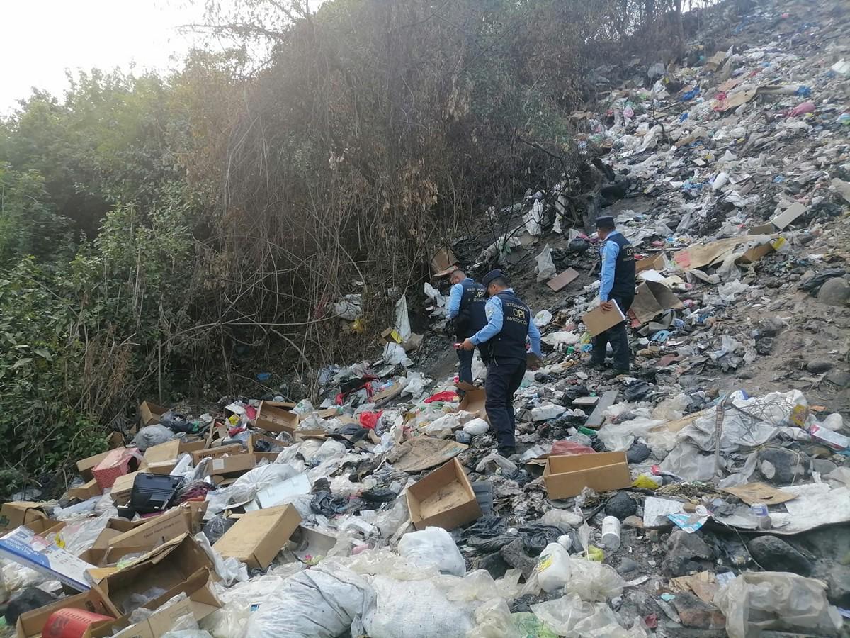 El cuerpo de la víctima fue encontrado el lunes en un basurero de la carretera a Olancho.