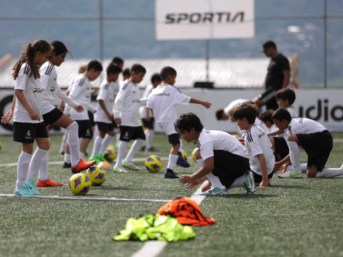 Más de 200 niños y niñas disfrutan de los Clinics de la Fundación Real Madrid en Tegucigalpa